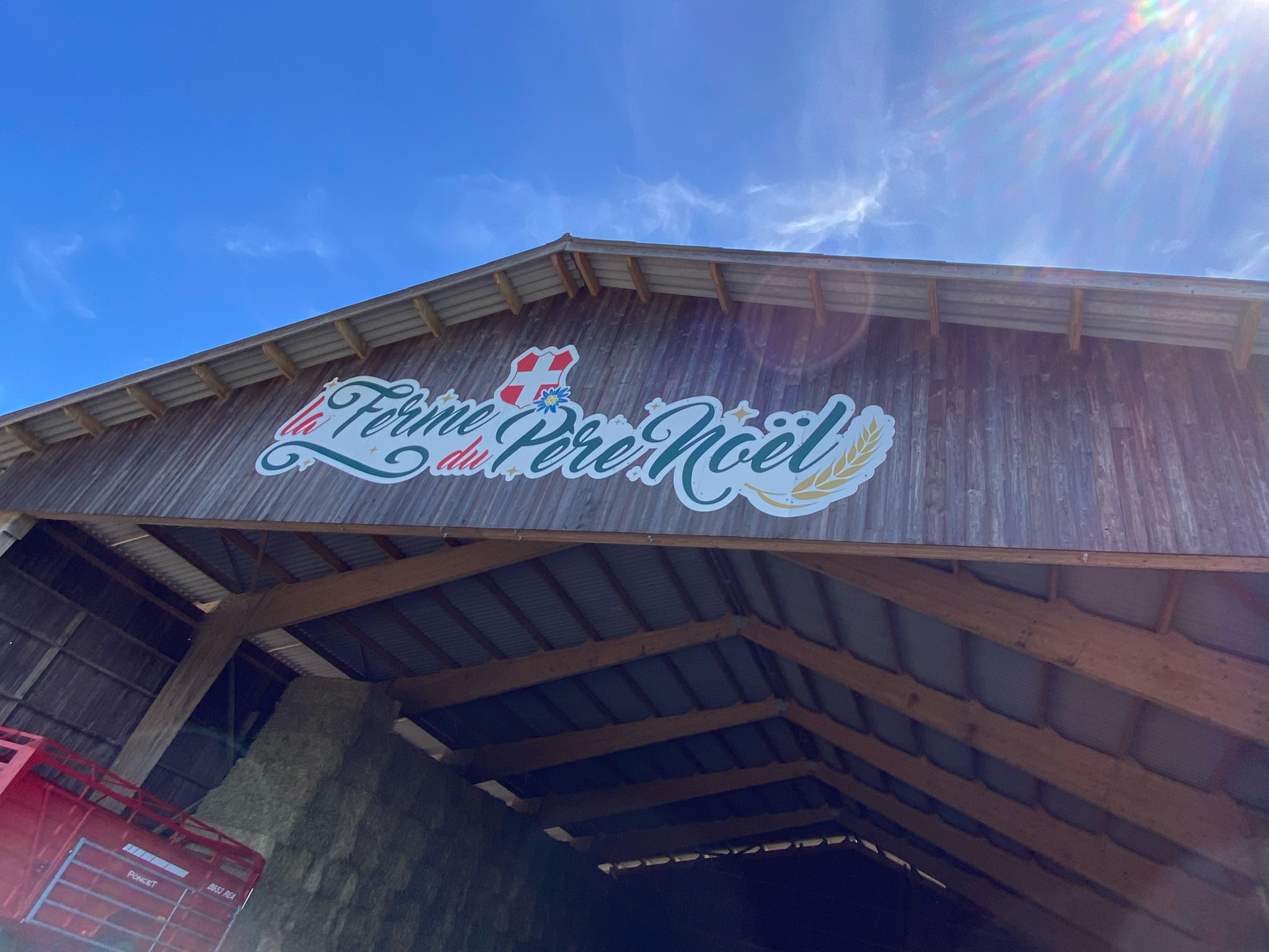 la ferme du pere noel - enseigne - sur-mesure