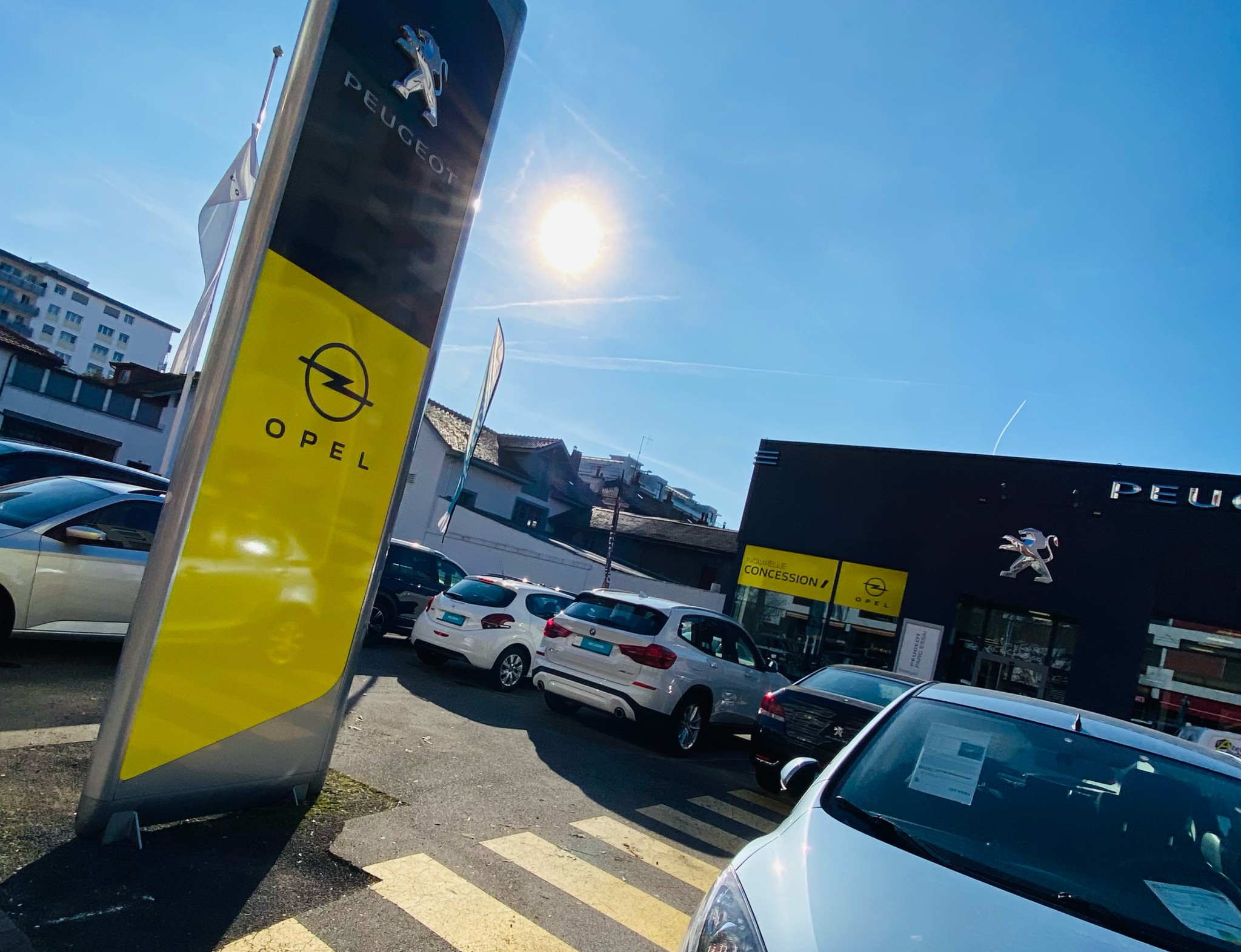 vitrophanie - opel - impression