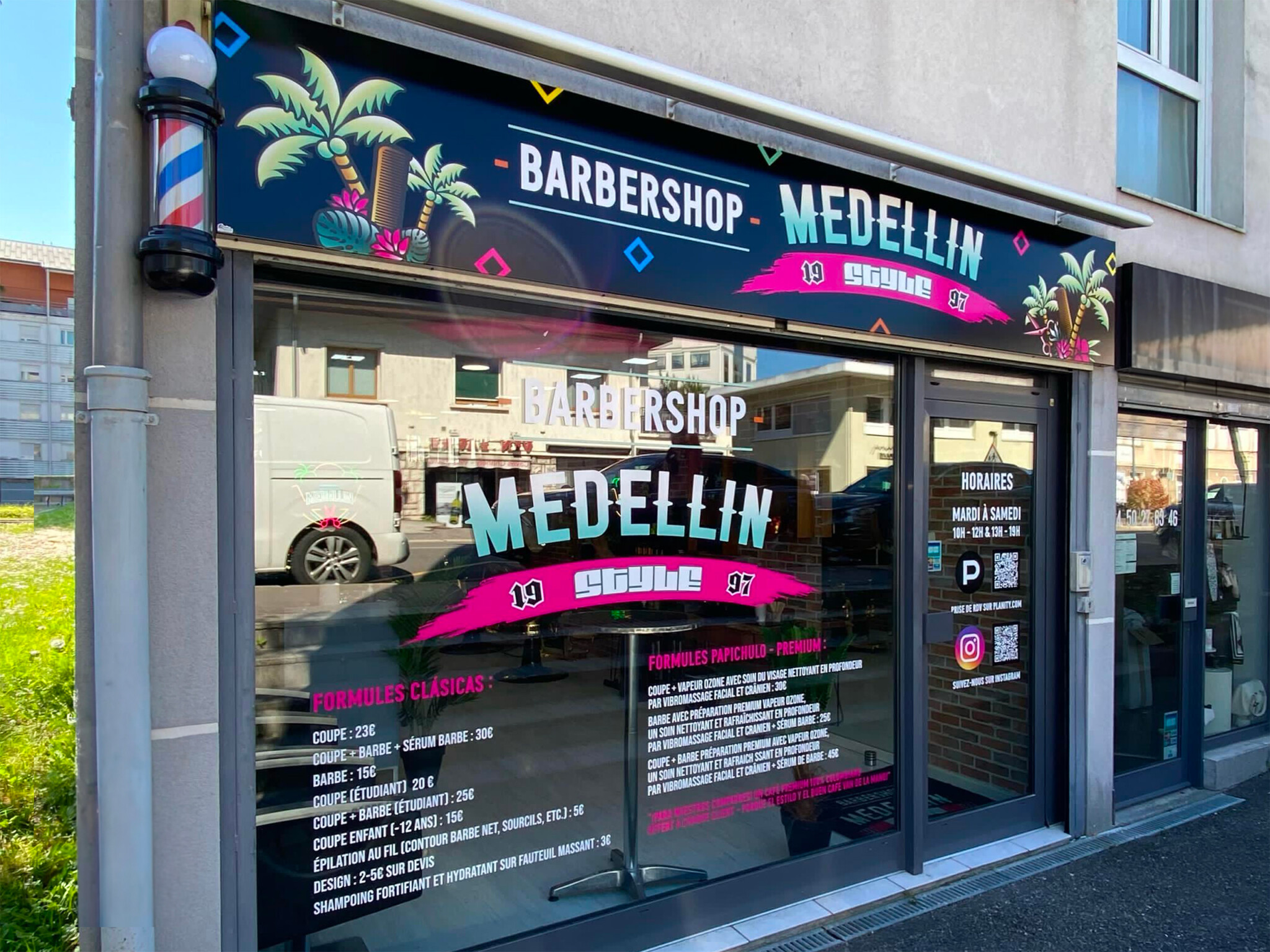 enseigne - barber - annecy - geneve